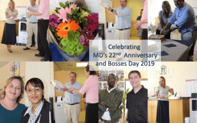 Celebrating MD’s 22nd Anniversary and Bosses Day