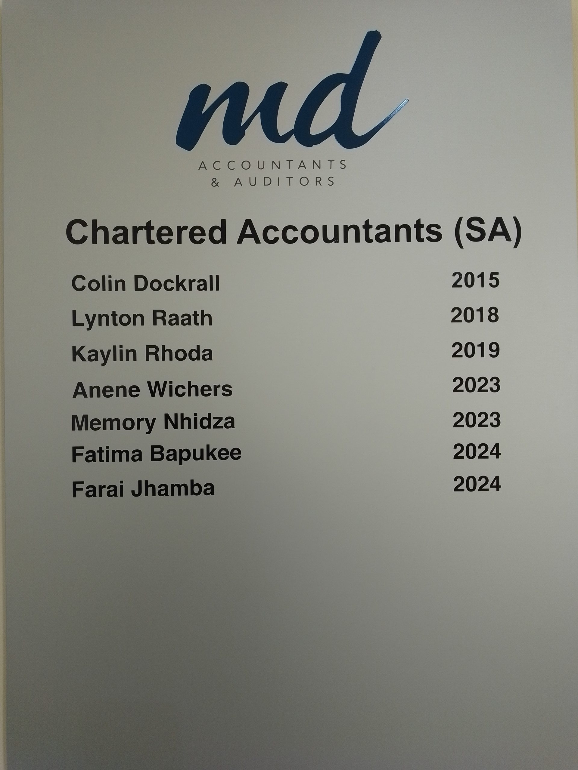 We are so proud of our recently qualified Chartered Accountants